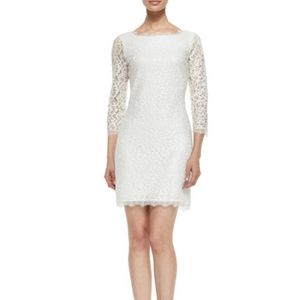 Diane Von Furstenberg Zarita White Lace Dress 4